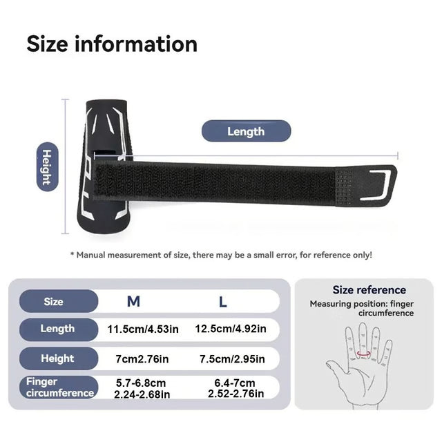 AOLIKES Adjustable Finger Splint Brace for Basketball & Sports
