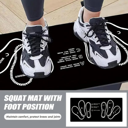 Fitness Squat Target Mat Exercise Posture Correction Rug for Home Gym Workout