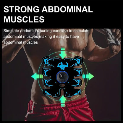 Abdominal Training Electric Body Slim Muscle Stimulator with USB Rechargeable Wireless Device