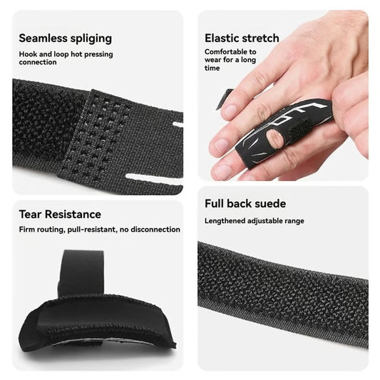 AOLIKES Adjustable Finger Splint Brace for Basketball & Sports