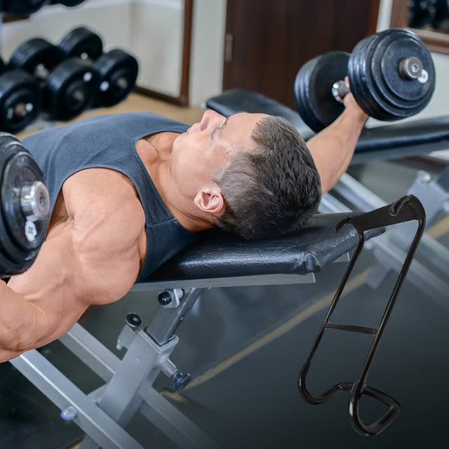 Dumbbell Spotter Hook Heavy Duty Safety Connector for Secure Weight Training