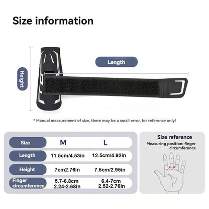 AOLIKES Adjustable Finger Splint Brace for Basketball & Sports