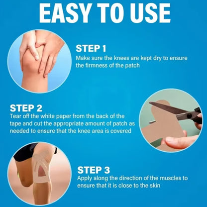 Precut Kinesiology Knee Support Tape for Running
