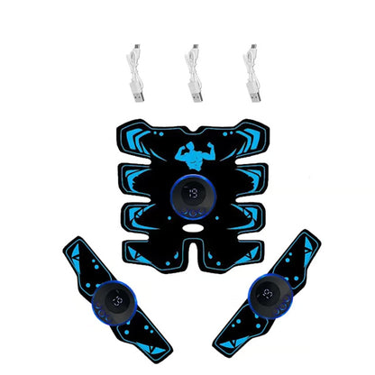 Abdominal Training Electric Body Slim Muscle Stimulator with USB Rechargeable Wireless Device