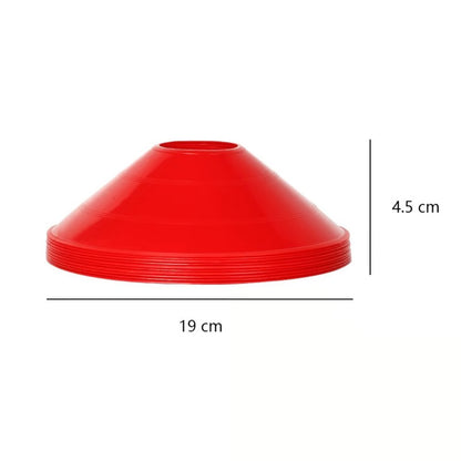 Soccer Training Marker Agility Disc Cone, Colorful Football Training Equipment with Thickened Plastic Stand