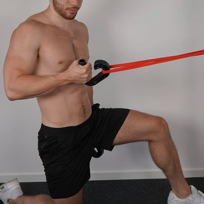 High Strength Nylon Double Hook Grip Bar, Gym Grade, Wear Resistant Non Slip, Home Commercial Trainer