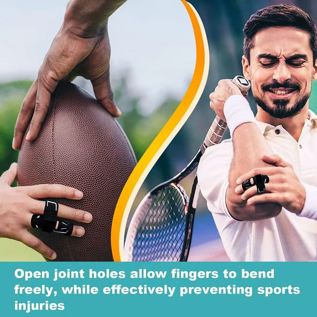 AOLIKES Adjustable Finger Splint Brace for Basketball & Sports