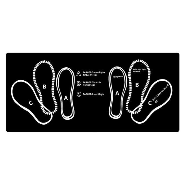 Fitness Squat Target Mat Exercise Posture Correction Rug for Home Gym Workout