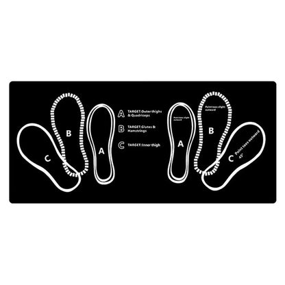 Fitness Squat Target Mat Exercise Posture Correction Rug for Home Gym Workout