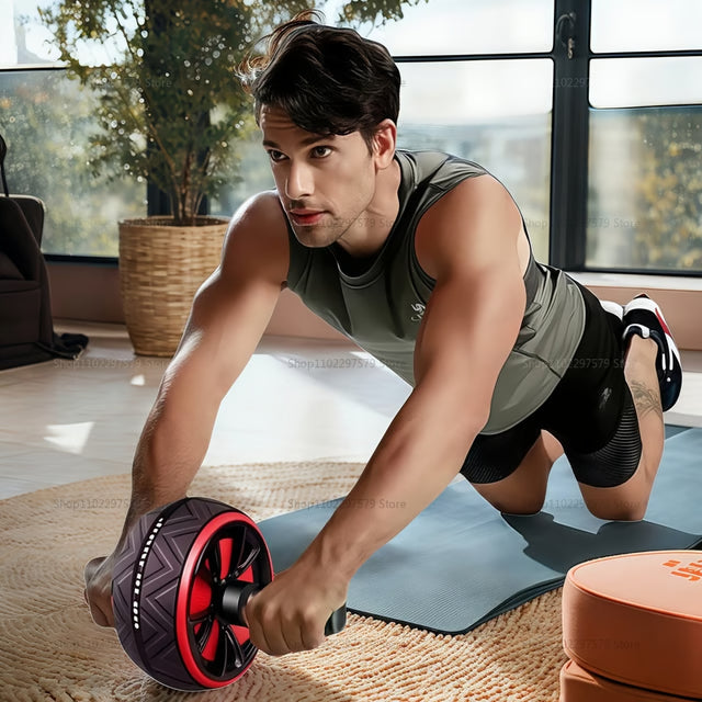 Silent Abdominal Wheel for Core Strength, UniversalSports Fitness Abs Roller, Toning Slimming Home Gym Equipment
