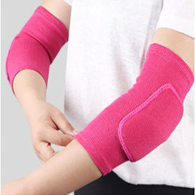 Thickened Sponge Elbow Knee Protectors, Elastic Guard Sleeve Pad for Basketball Volleyball, Adults Children Sport