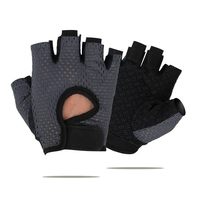 Womens Breathable Gym & Anti Slip Cycling Gloves Half Finger Workout & Breathable Gym Gloves