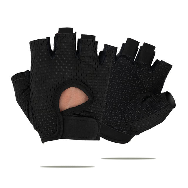 Womens Breathable Gym & Anti Slip Cycling Gloves Half Finger Workout & Breathable Gym Gloves