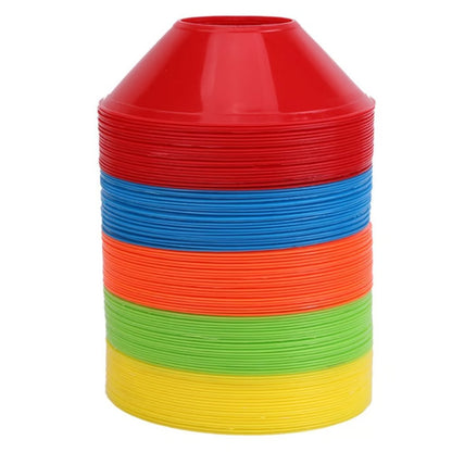 Soccer Training Marker Agility Disc Cone, Colorful Football Training Equipment with Thickened Plastic Stand