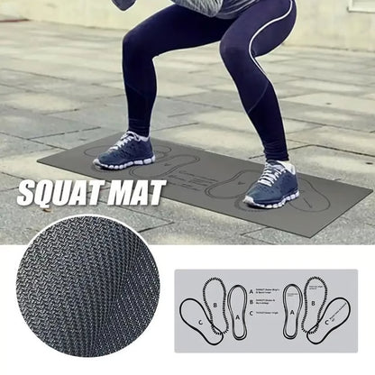 Fitness Squat Target Mat Exercise Posture Correction Rug for Home Gym Workout